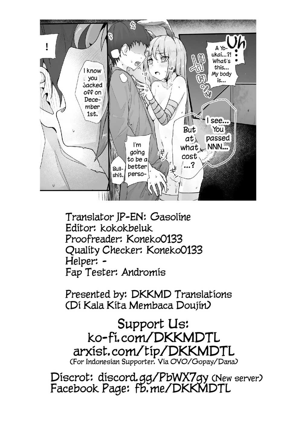 [Karamomo Tart (Kindatsu)] Hatsujou Usagi no Yoru wa Nagai | The Long Night of a Rabbit in Heat (Touhou Project) [English] [DKKMD Translations] [Digital] - Page 28