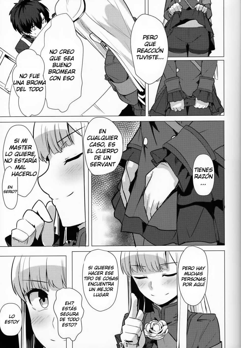 (C96) [Ohanabatake (Siseki Hirame)] Lady Reines no Manadeshi - Lady Reines's favorite Disciples (Fate/Grand Order) [Spanish] - Page 10