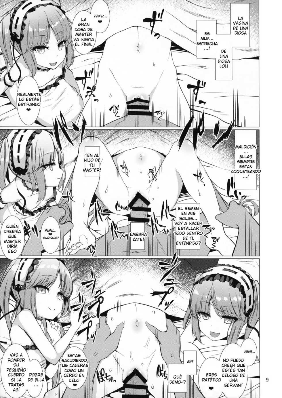 (C93) [Spicy Loves Heaven (Kamita)] Megami-sama ni Aisaretai (Fate/Grand Order) [Spanish] - Page 8
