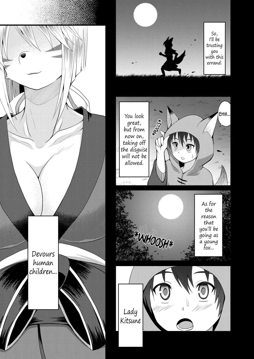 [Shikkoku no Voltecker (EGAMI)] Youko Onee-sama no Inari Milk | Shemale Inari's Fox Milk [English] [EHCOVE] [Digital] - Page 2