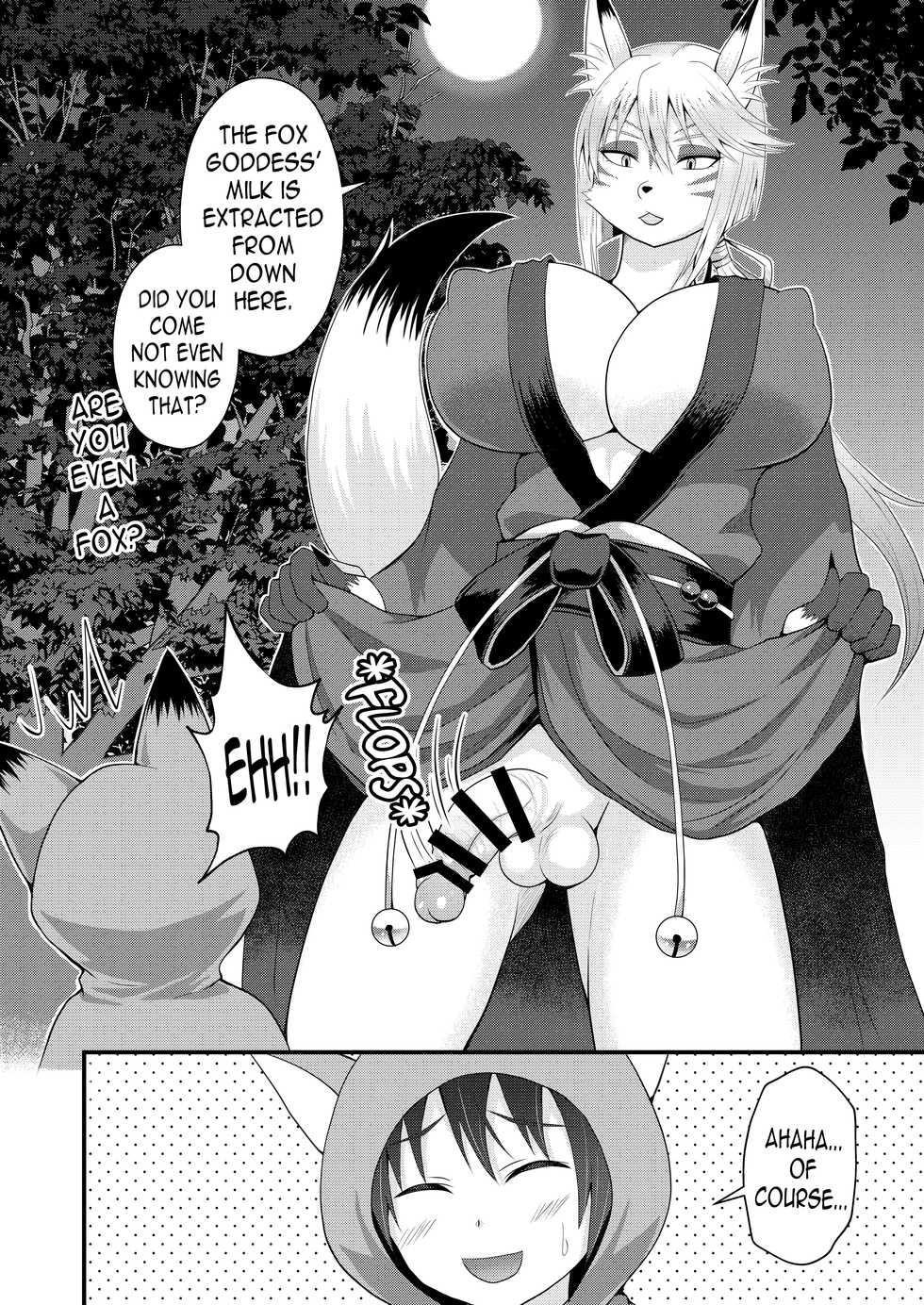 [Shikkoku no Voltecker (EGAMI)] Youko Onee-sama no Inari Milk | Shemale Inari's Fox Milk [English] [EHCOVE] [Digital] - Page 7