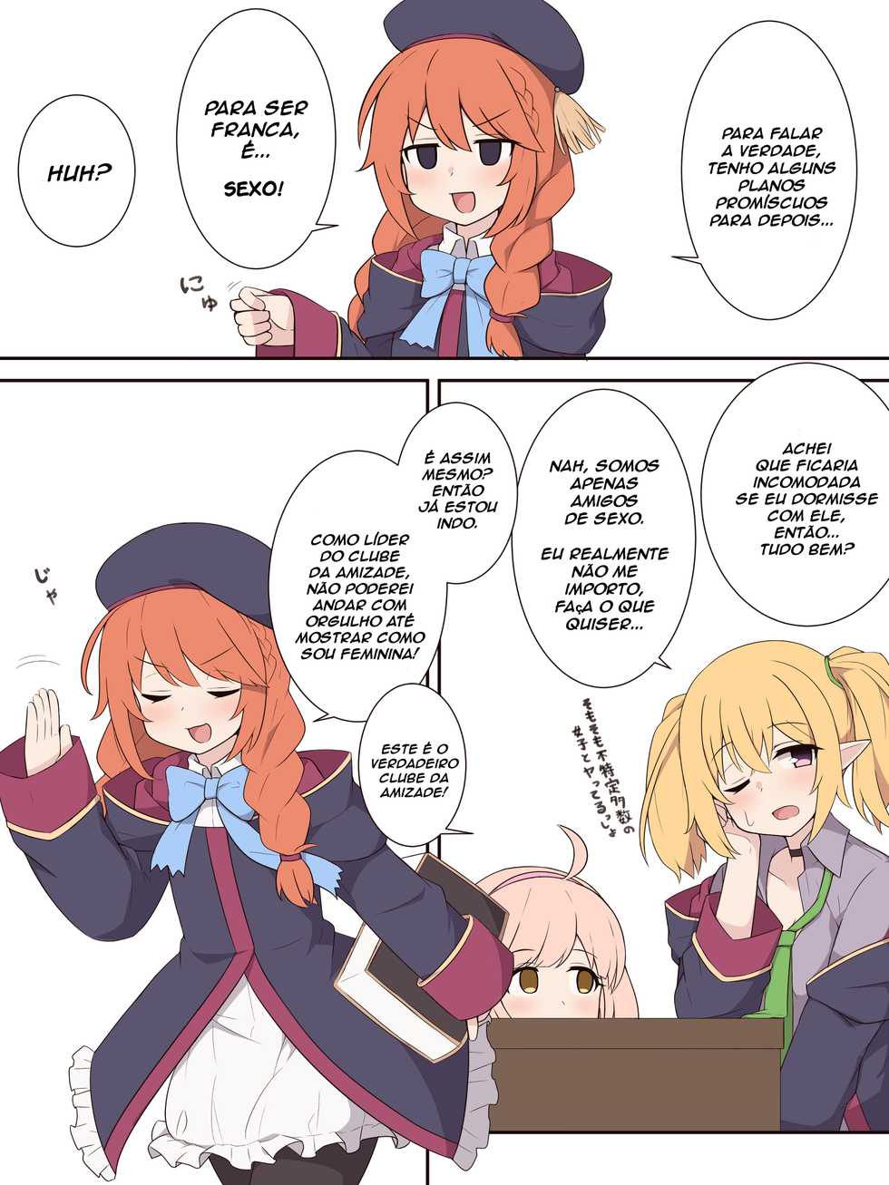 [Fizz] Yuni Senpai to Tanteki ni Ieba Ecchi Suru Ohanashi (Princess Connect! Re:Dive) [Portuguese-BR] [Lúcifer morningstar] - Page 2