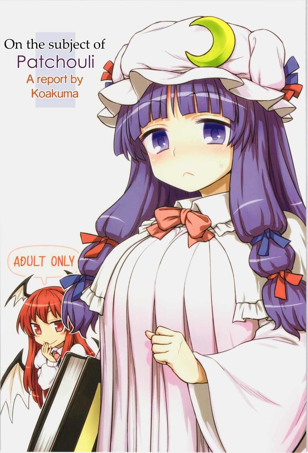 (C88) [110-GROOVE (Itou Yuuji)] Koakuma no Patchouli Kansatsuki | On the subject of Patchouli A report by Koakuma (Touhou Project) [English] - Page 1