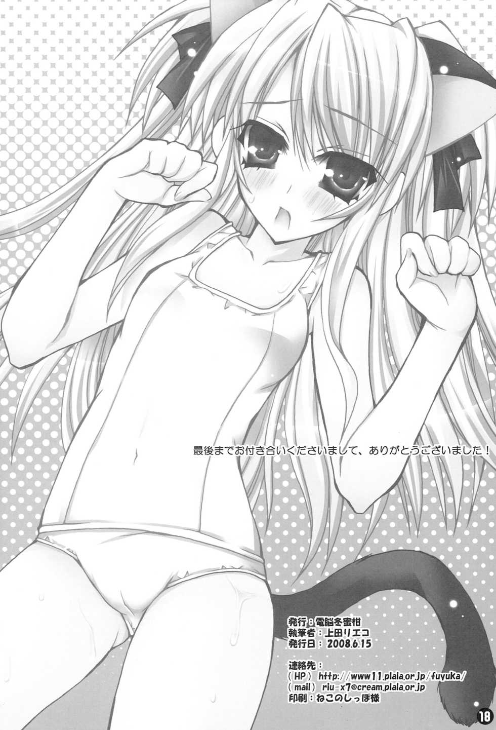 [Dennou Fuyu Mikan (Ueda Rieko)] Kisekae Kuma- (Quiz Magic Academy) - Page 17