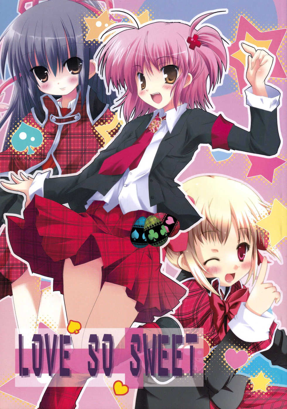 [Claps Cat, Happy Birthday, PoM (Homuraou, MARUchang, Monchy)] LOVE SO SWEET (Shugo Chara!) - Page 1