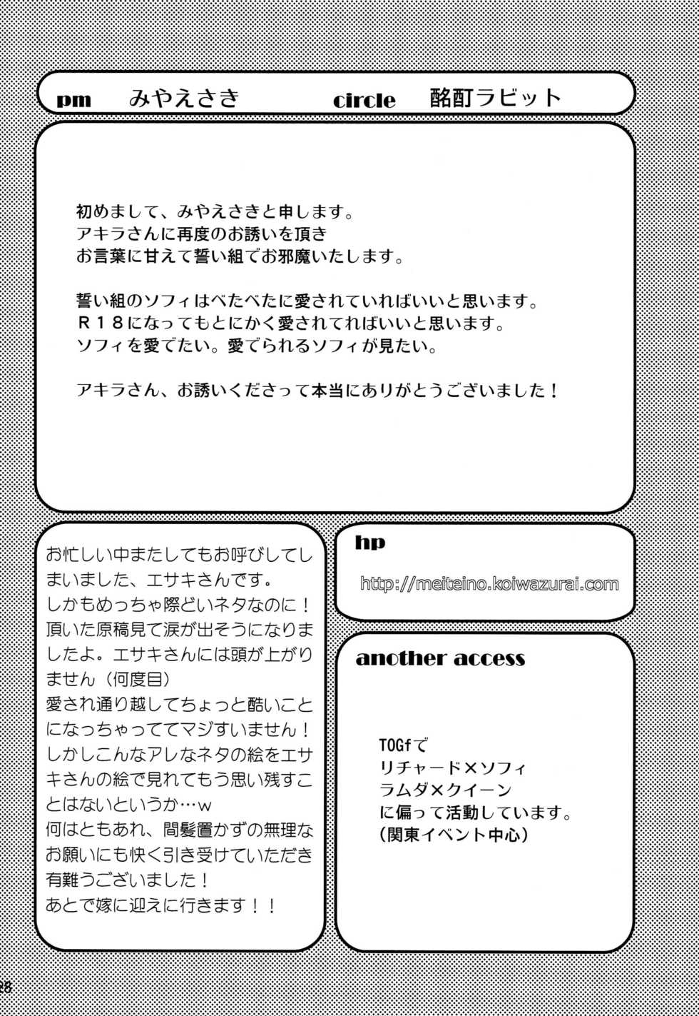 [Touri (Sano Akira)] Oniichan's ni Itazura Sarechau Sophie-chan Bon (Tales of Graces) - Page 27