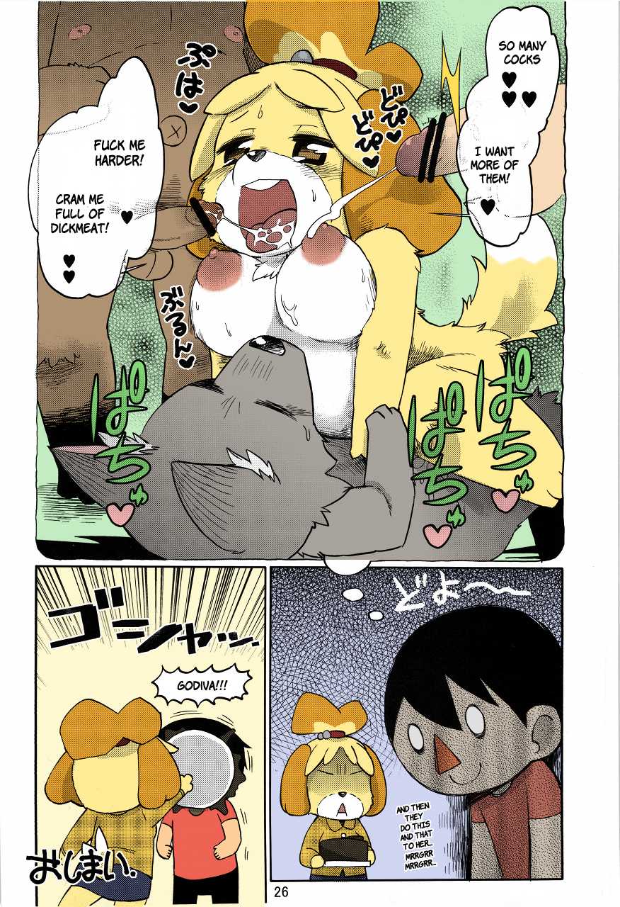 (Kemoket 2) [Mayoineko (Various)] Ora ga Mura no Kanban Musume | She's the Eye Candy of the Village (Animal Crossing) [English] [Risette] [Colorized] - Page 26