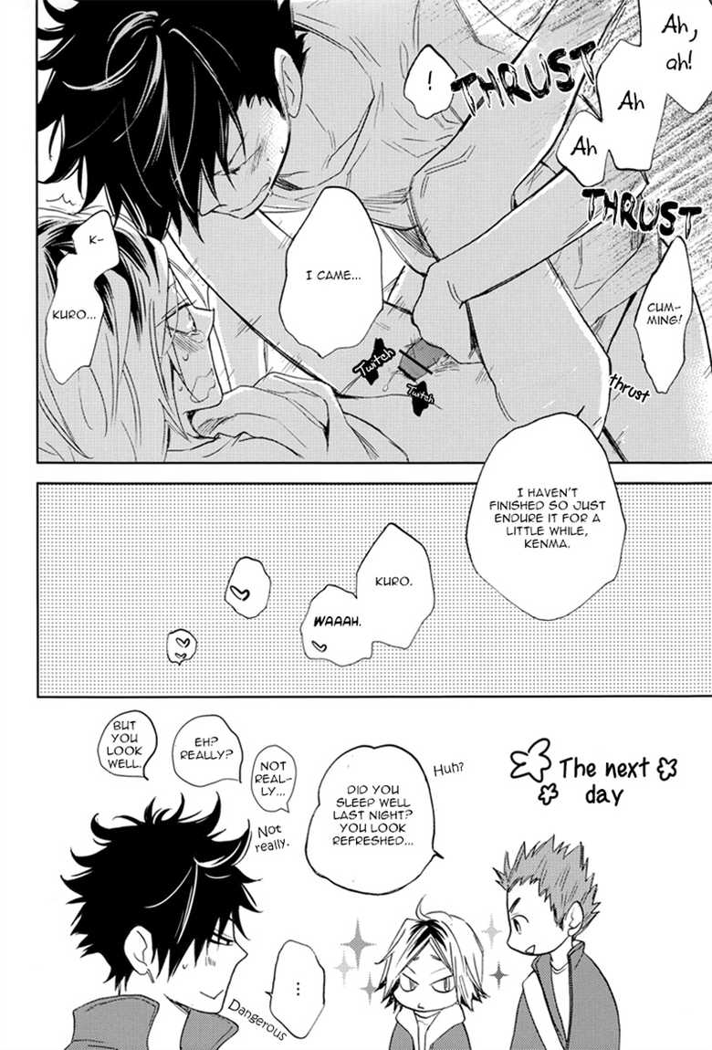 (SPARK7) [CLIP-CLOP (Dunko)] Kuro Ken! (Haikyuu!!) [English] {Yaoi Is Life} - Page 15