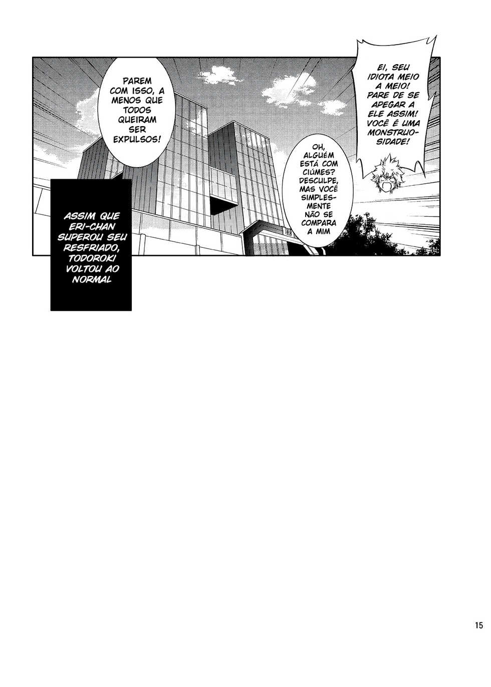 [OMEGA 2-D (Hibino Tomoki, Shima Seiryuu)] Boku no Iinazuke to Osananajimi ga Shuraba Sugiru Ver.5+5.5+COSPLAY (Boku no Hero Academia) [Portuguese-BR] [Ninjaboy] [Digital] - Page 14