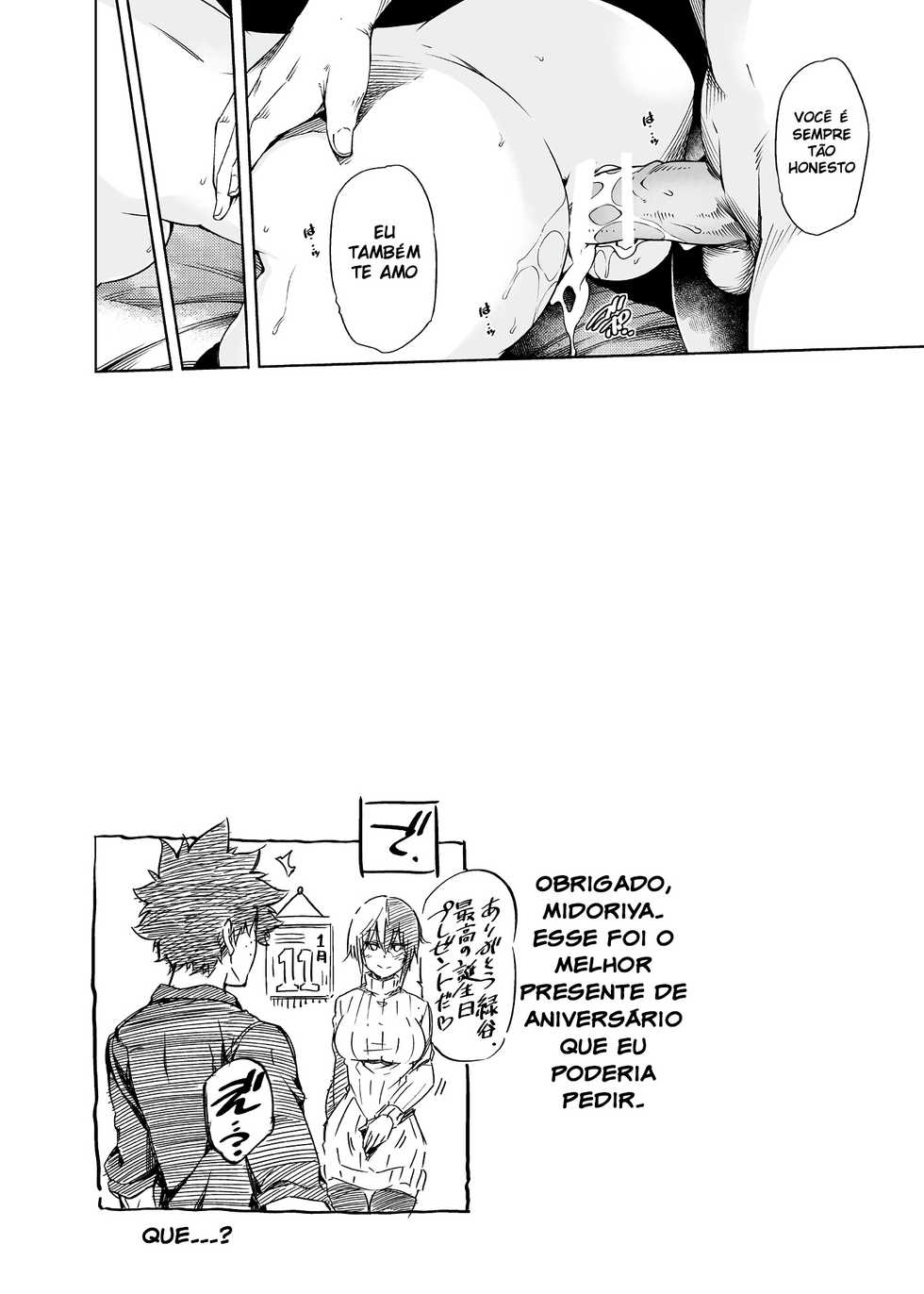 [OMEGA 2-D (Hibino Tomoki, Shima Seiryuu)] Boku no Iinazuke to Osananajimi ga Shuraba Sugiru Ver.5+5.5+COSPLAY (Boku no Hero Academia) [Portuguese-BR] [Ninjaboy] [Digital] - Page 25
