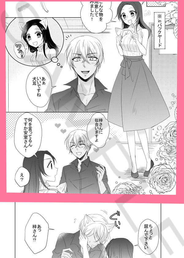 (Himitsu no Ura Kagyou 9) [Fujitomomo (Aoi)] Oukami nante Kowakunai!? (Meitantei Conan) [Sample] - Page 4