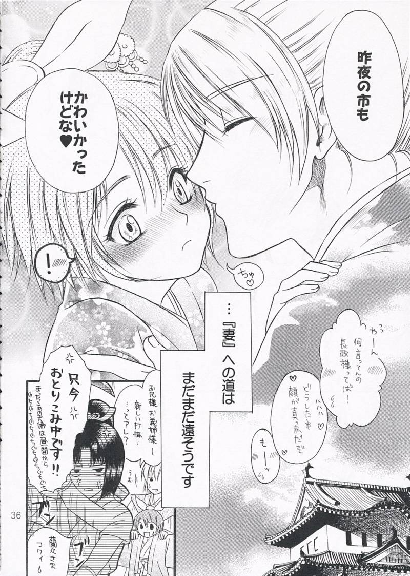 (C68) [Ray Flood (Ayaginu Yuki)] Chirimen Renka (Sengoku Musou) - Page 35