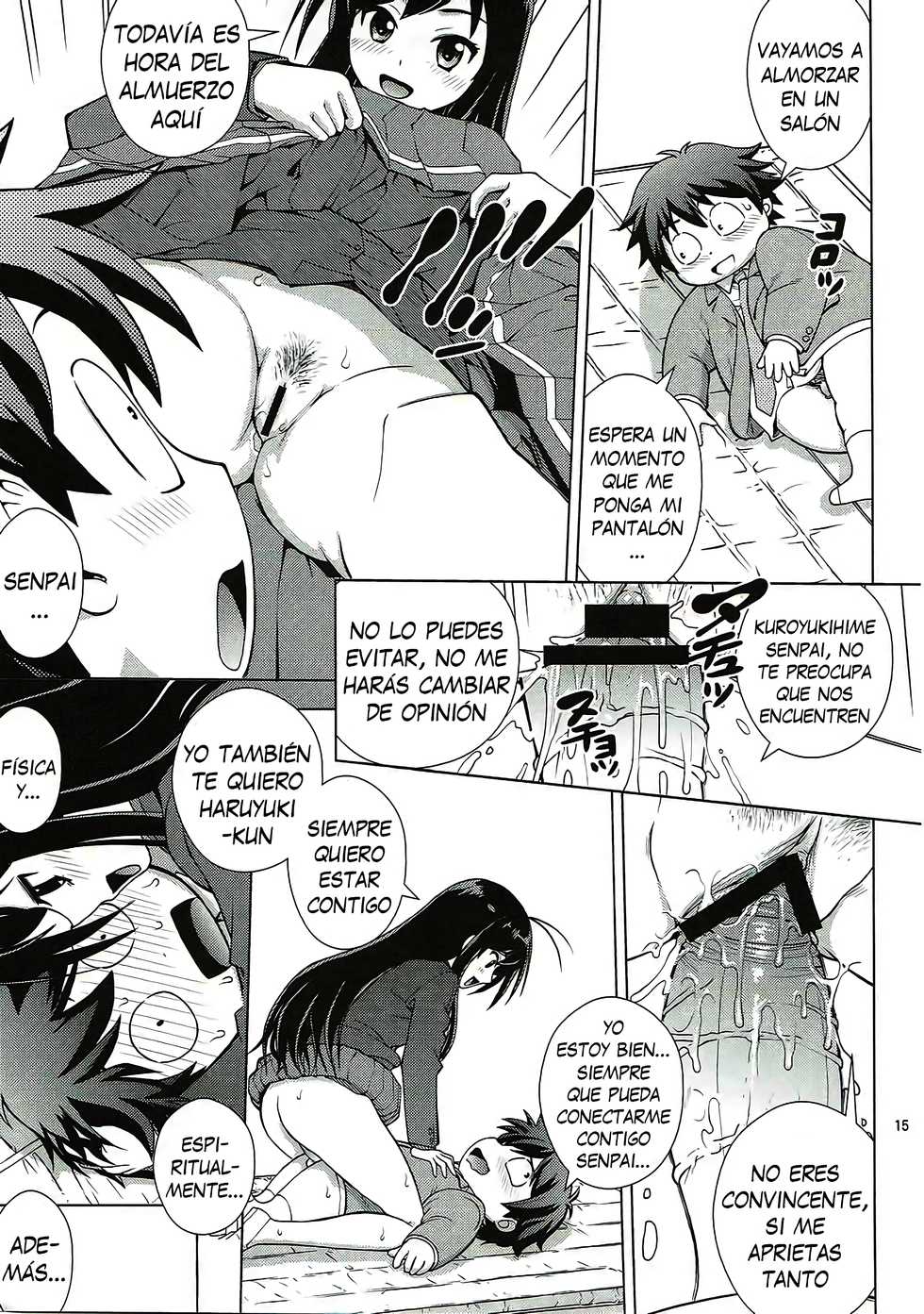 (C82) [COOL BRAIN (Kitani Sai)] AKUMERU WORLD (Accel World) [Spanish] - Page 14