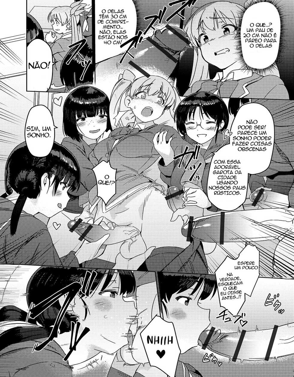 [Momo no Suidousui] Saikyou Futanari Tenkousei (Futanari Friends! 07) [Portuguese-BR] {Erme14+Guaxinim} - Page 5