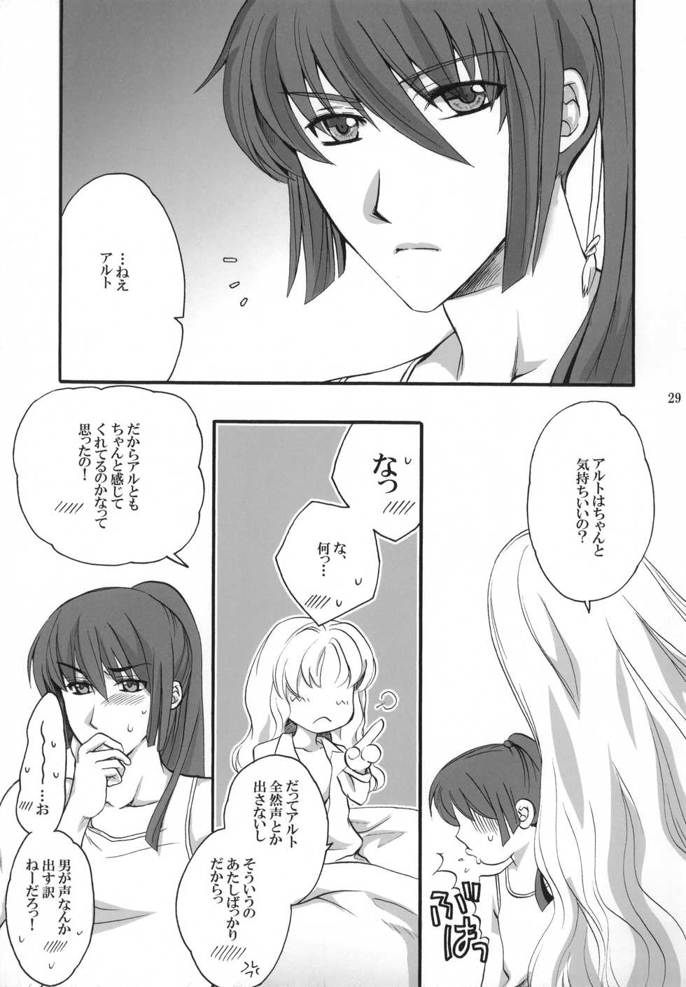 (C77) [LOVE ME DO, IQ Clip (Imidas Nakamura, Satou Chiezou)] Sweets Master (Macross Frontier) - Page 28