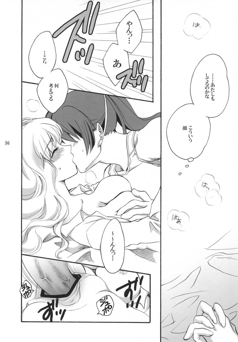 (C77) [LOVE ME DO, IQ Clip (Imidas Nakamura, Satou Chiezou)] Sweets Master (Macross Frontier) - Page 35