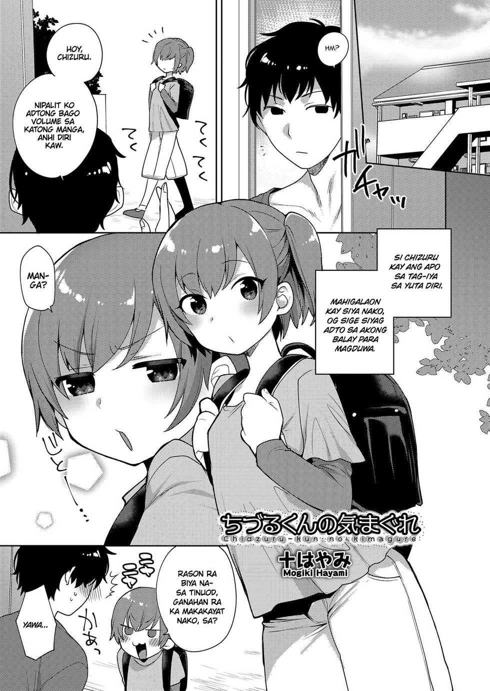 [Mogiki Hayami] Chizuru-kun no Kimagure | Kiatan si Chizuru (Koushoku Shounen Vol. 12) [Bisaya] [Digital] - Page 1