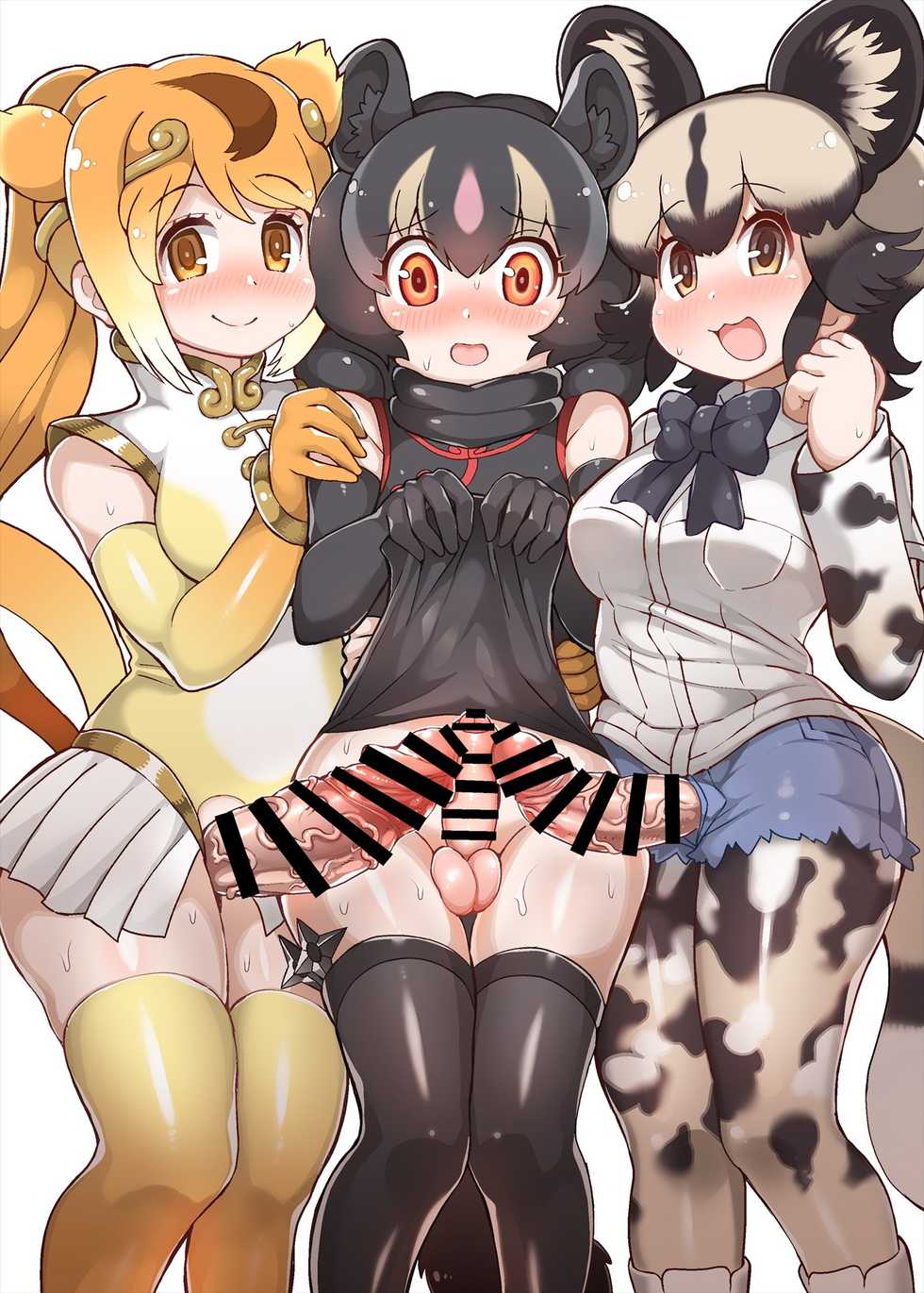 [Kemoshiko Doukoukai (Various)] Friends Mae Shippo Goudoushi (Kemono Friends) [Digital] - Page 3