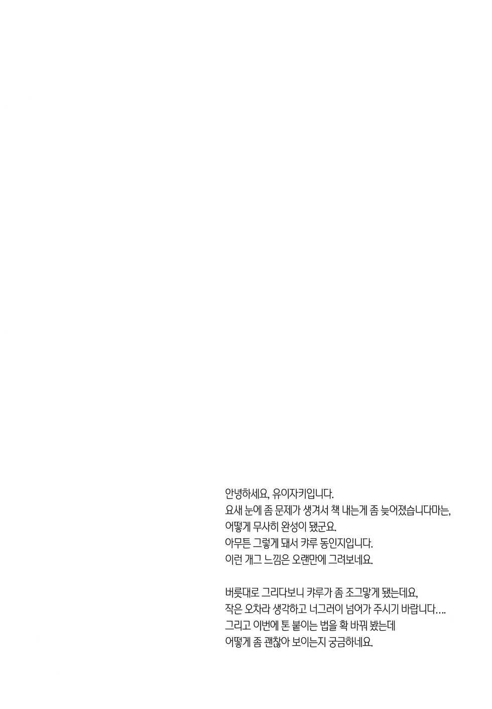 (COMIC1☆17) [Cocoa Holic (Yuizaki Kazuya)] Kyaru-chan to Densetsu no Maken! | 캬루와 전설의 마검! (Princess Connect! Re:Dive) [Korean] - Page 24