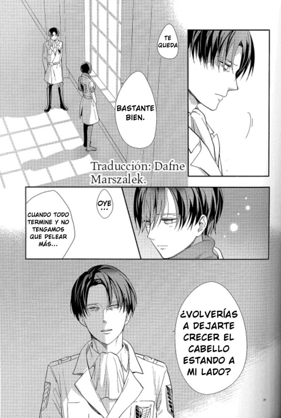 (C95) [Dissonance (Sakuragawa Naa)] Yuugou (Shingeki no Kyojin) [Spanish] [Dafne Marszalek] - Page 19