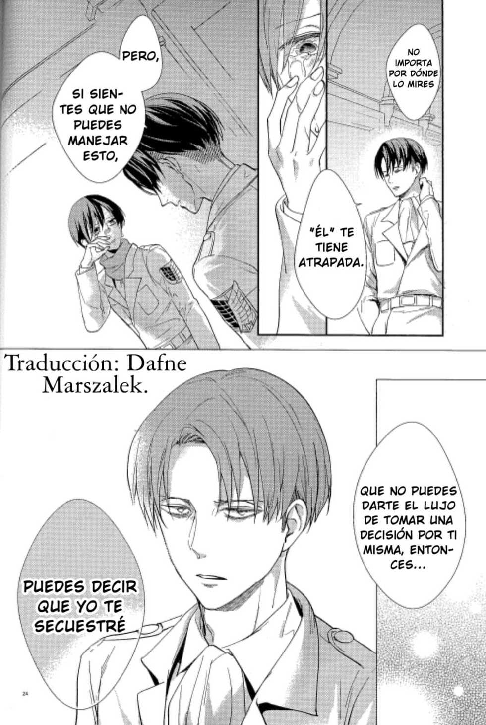 (C95) [Dissonance (Sakuragawa Naa)] Yuugou (Shingeki no Kyojin) [Spanish] [Dafne Marszalek] - Page 22