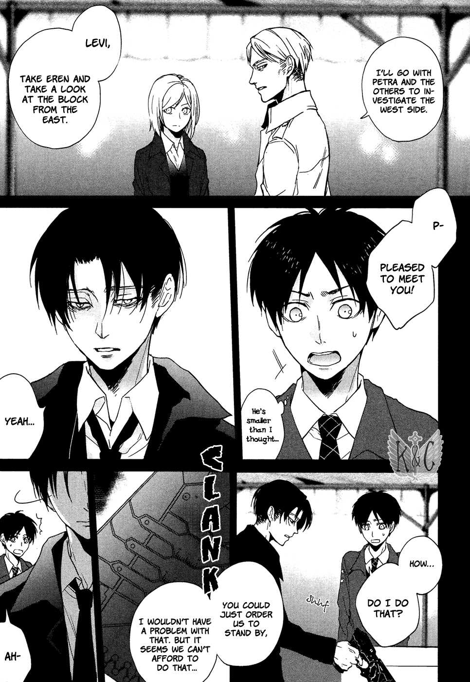 (C86) [YINGHUA (sinba)] Double Affection (Shingeki no Kyojin) [English] [Wings of K&C] - Page 7