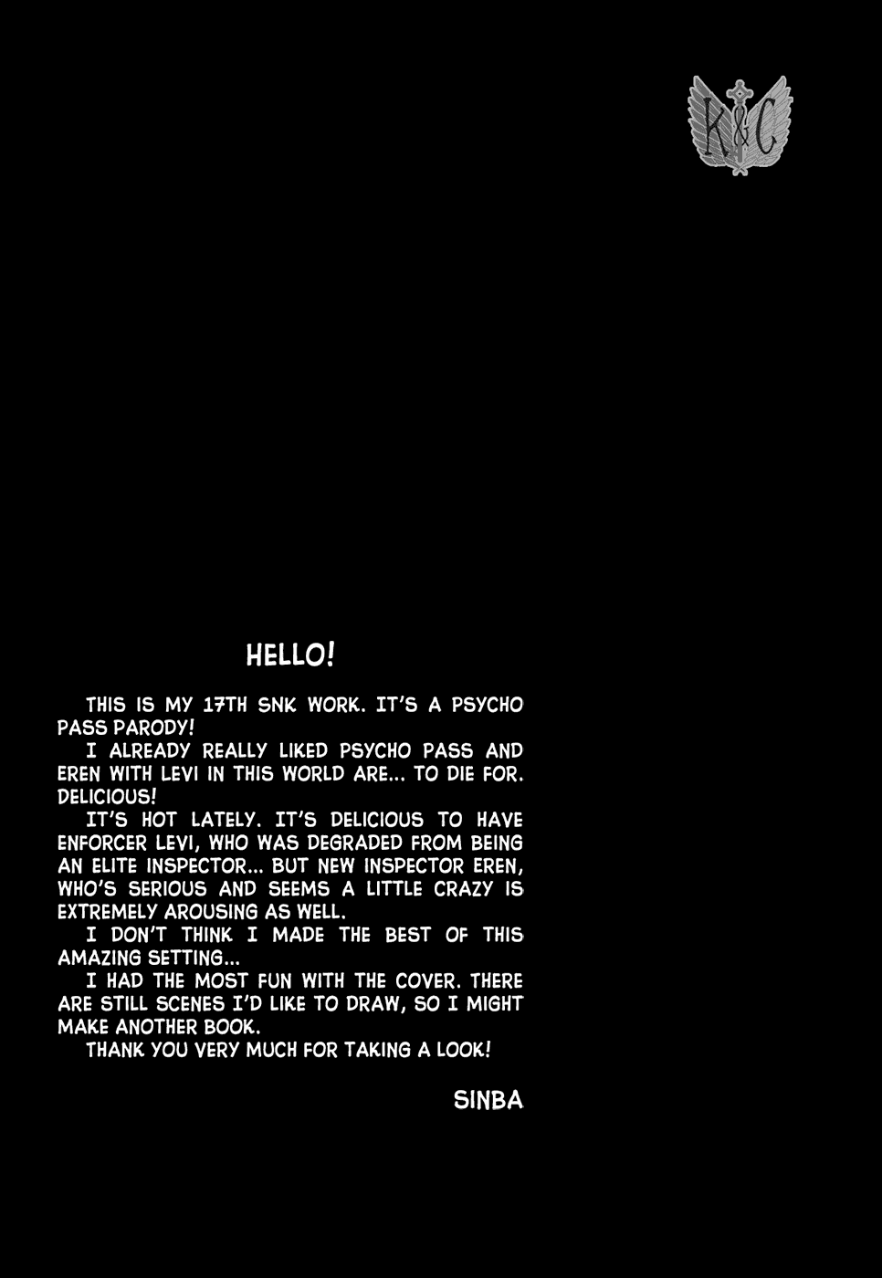 (C86) [YINGHUA (sinba)] Double Affection (Shingeki no Kyojin) [English] [Wings of K&C] - Page 27