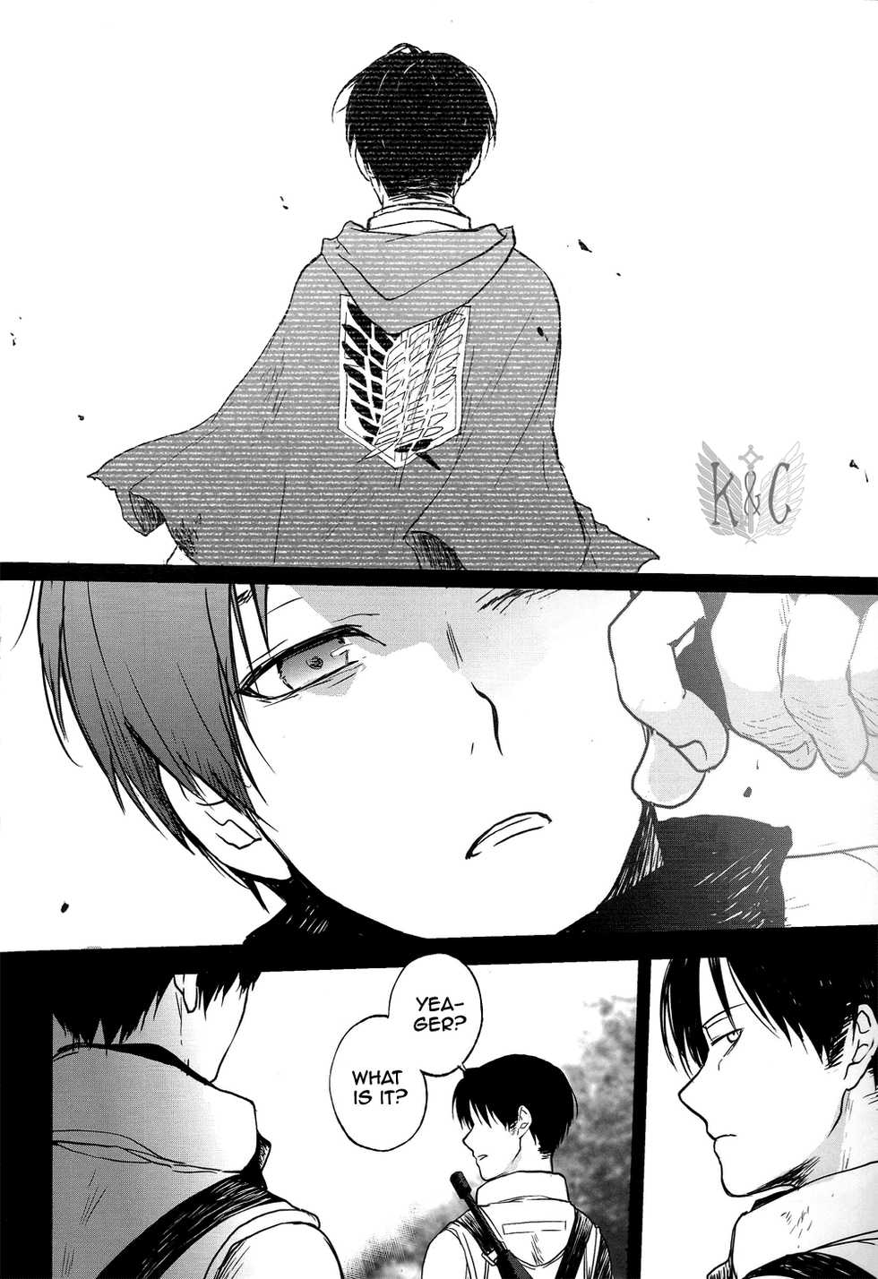 (Dai 5 Kai Hekigai Chousa Haku) [YINGHUA (sinba)] Distances (Shingeki no Kyojin) [English] [Wings of K&C] - Page 17