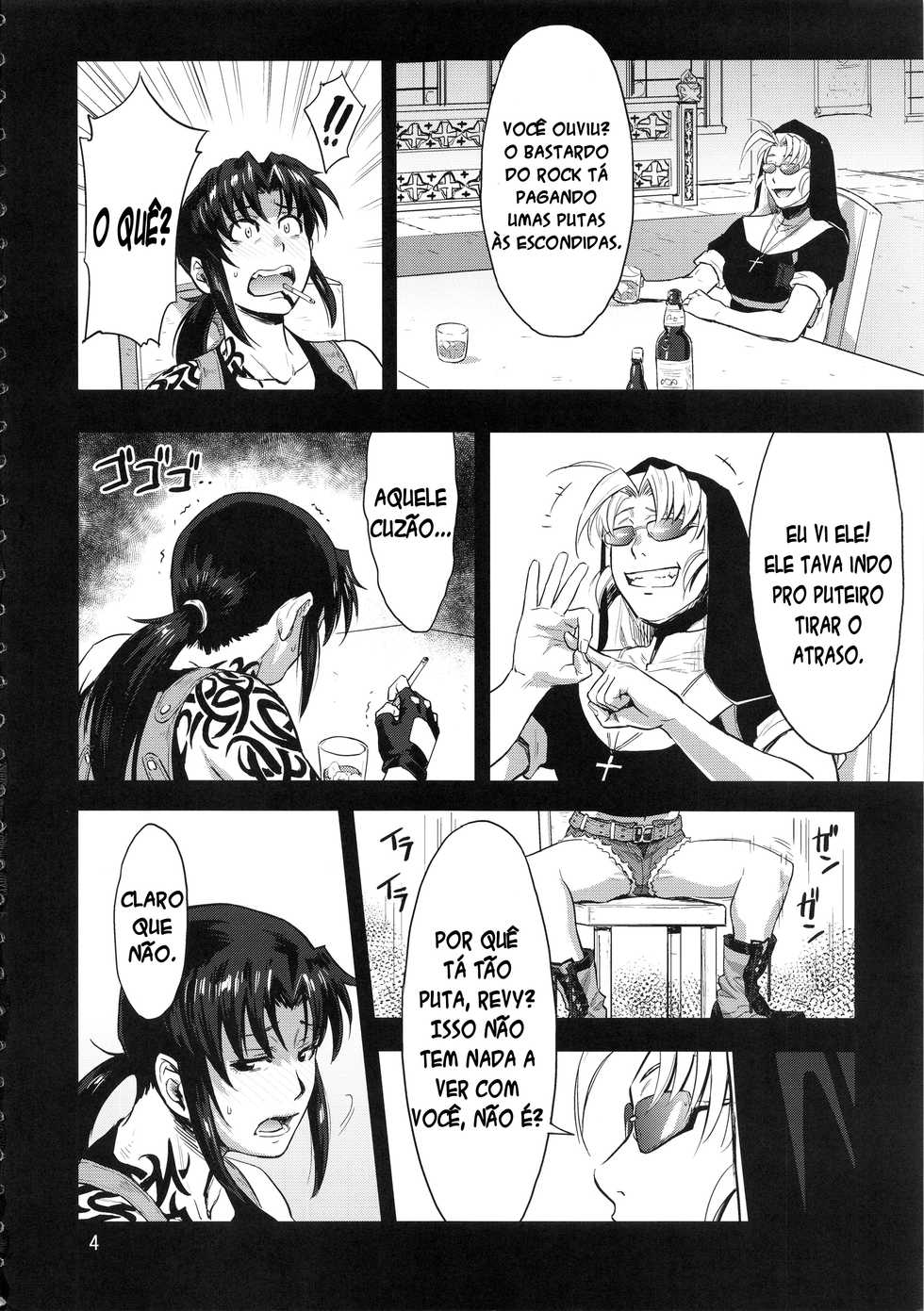 (C94) [AZASUKE WIND (AZASUKE)] Paraphilia (Black Lagoon) [Portuguese-BR] [ascy004] - Page 3