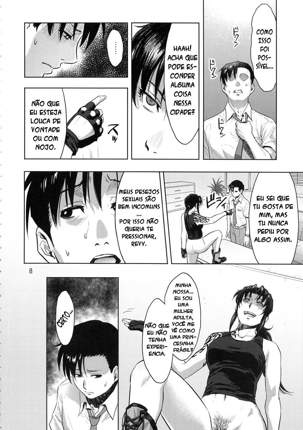 (C94) [AZASUKE WIND (AZASUKE)] Paraphilia (Black Lagoon) [Portuguese-BR] [ascy004] - Page 7