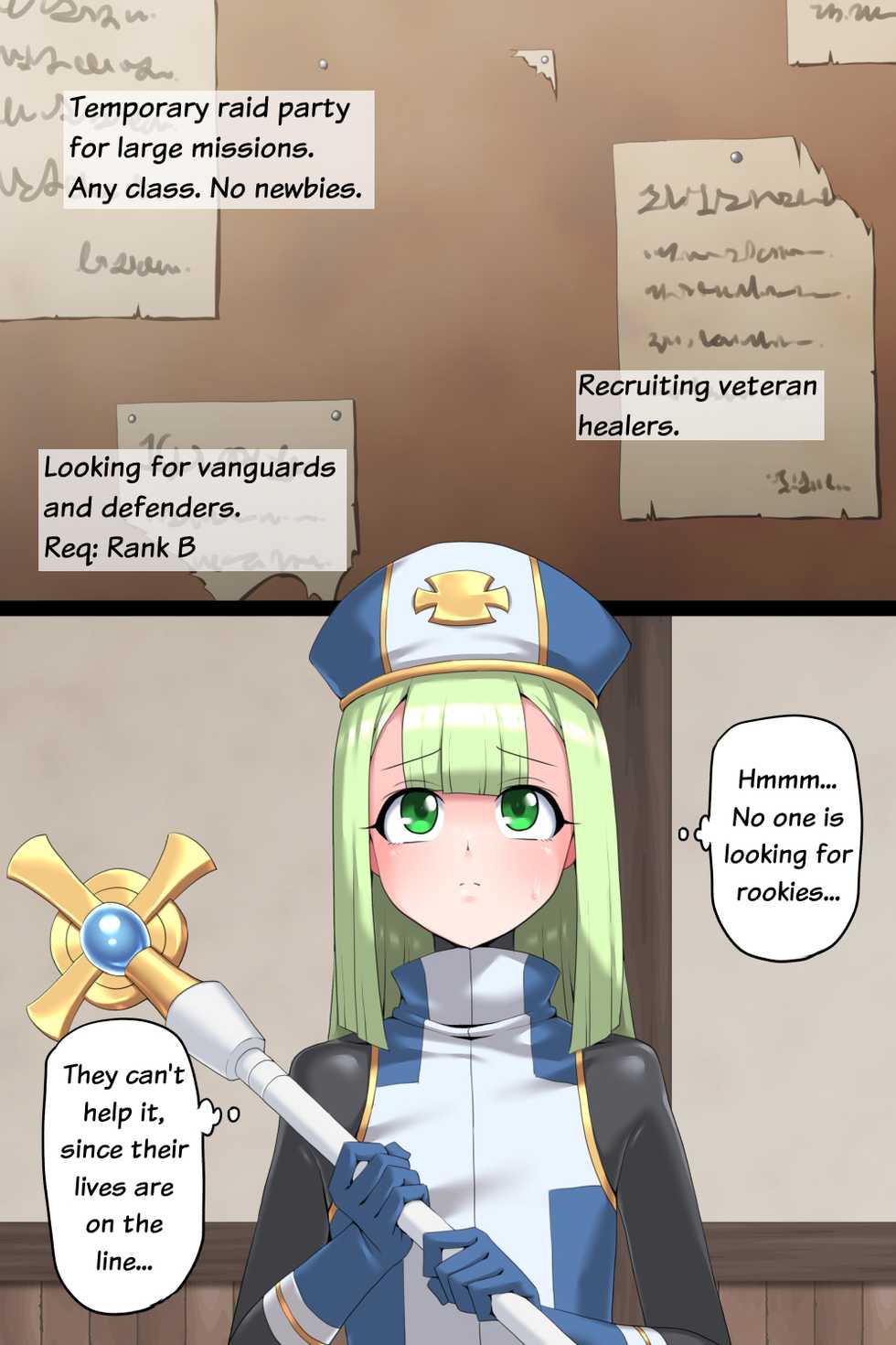 [Tokage Juukou (Mimizu)] Otoko Souryo to Futari no Eiyuu | The Femboy Priest And The 2 (Futa) Heroes [English] - Page 3