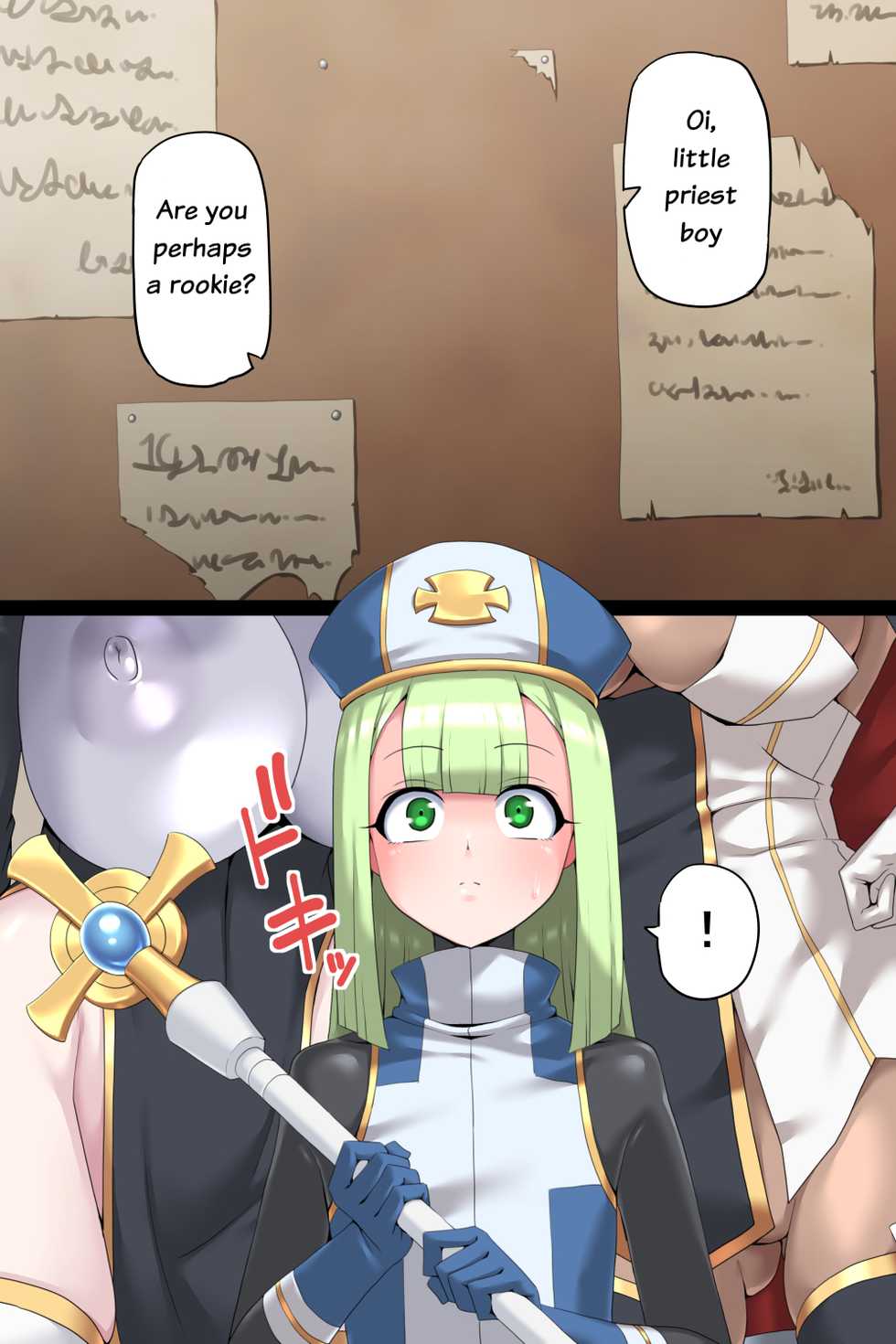 [Tokage Juukou (Mimizu)] Otoko Souryo to Futari no Eiyuu | The Femboy Priest And The 2 (Futa) Heroes [English] - Page 5