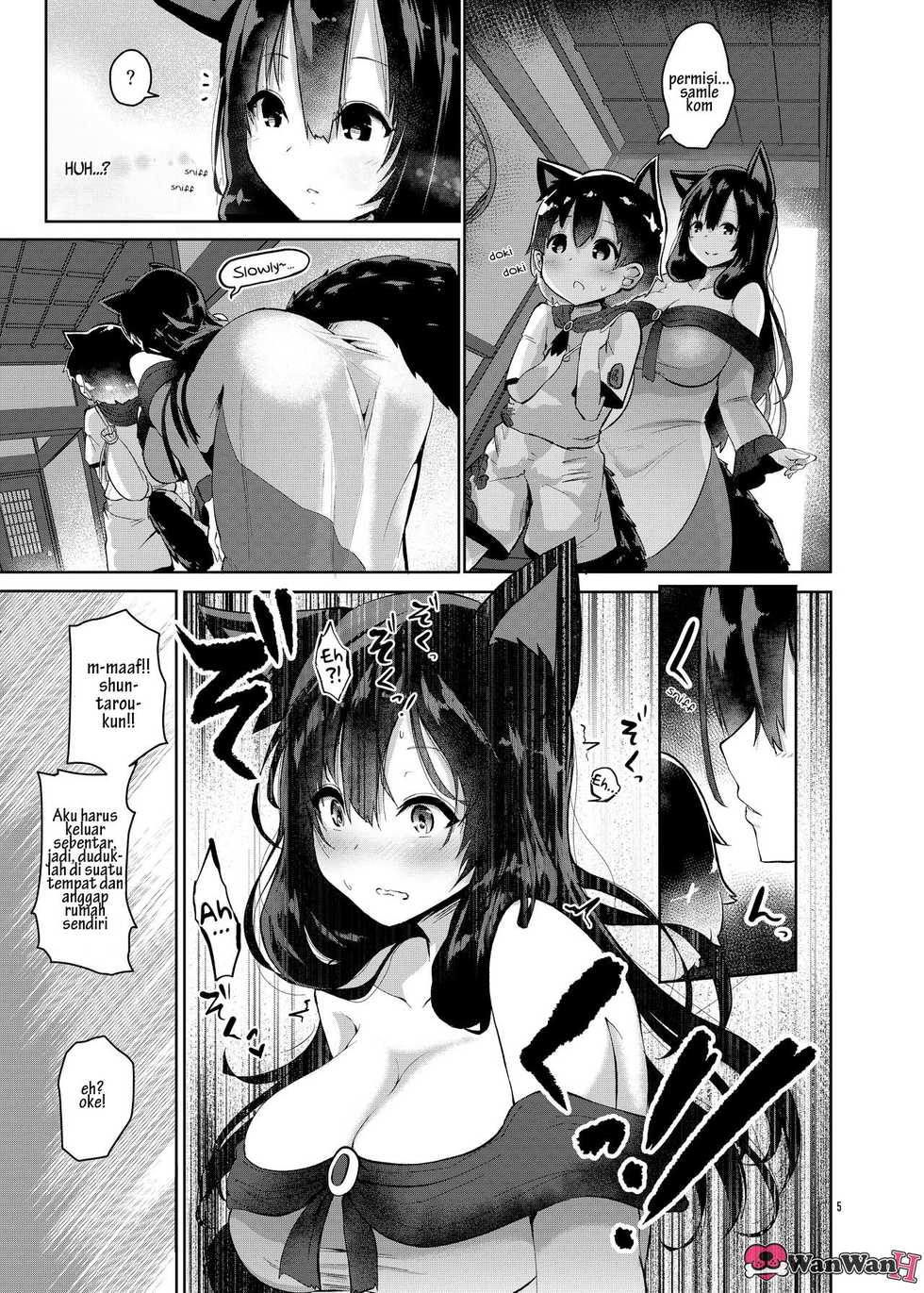 [Komamesugata (Akure Ekuto)] Ookami-san wa Kozukuri shitai! (Touhou Project) [Indonesian] {WanWanH} [Digital] - Page 5
