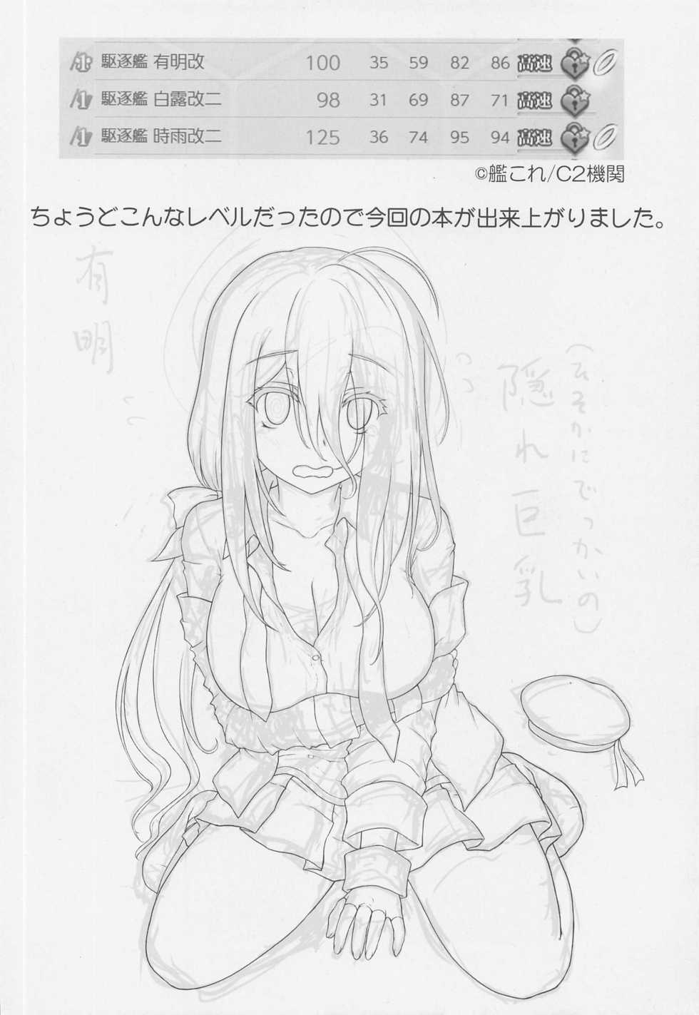 (Houraigekisen! Yo-i! 63Senme) [Newtype Kenkyuujo (Kotowari)] Namidame ga Kawaii Kakure Kyonyuu no Uchi no Hishokan (Kantai Collection -KanColle-) - Page 3
