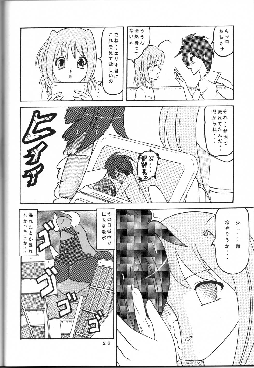 [Kyapa CITY (Torai Ryuu)] Zenryoku Zenkai 3 Butaichou Yaritai Houdai Nano (Mahou Shoujo Lyrical Nanoha) - Page 25