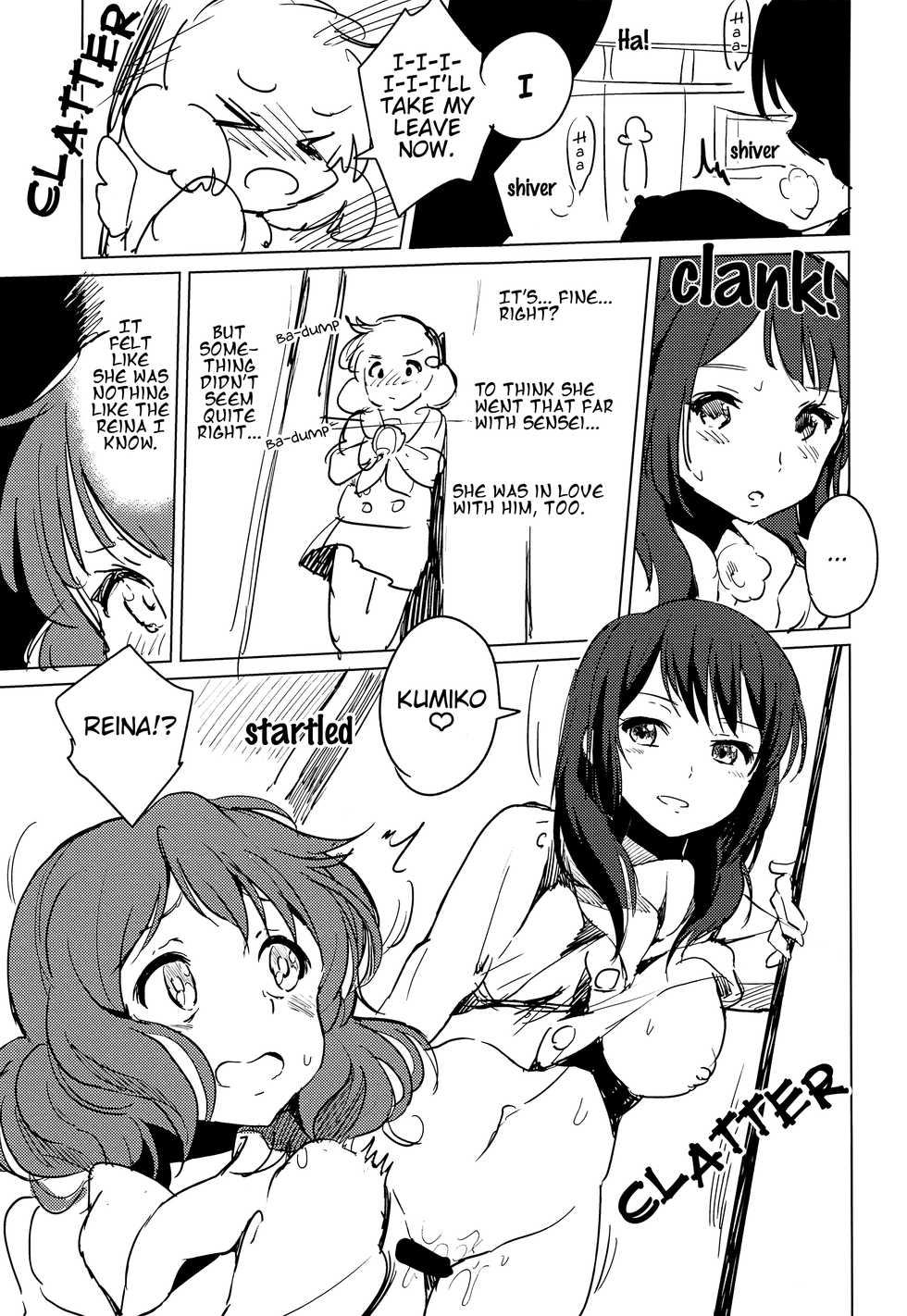 (C91) [HIYOCCO (hiyocco)] Oumae Kumiko no Yuuutsu (Hibike! Euphonium) [English] =Fureta7= - Page 10