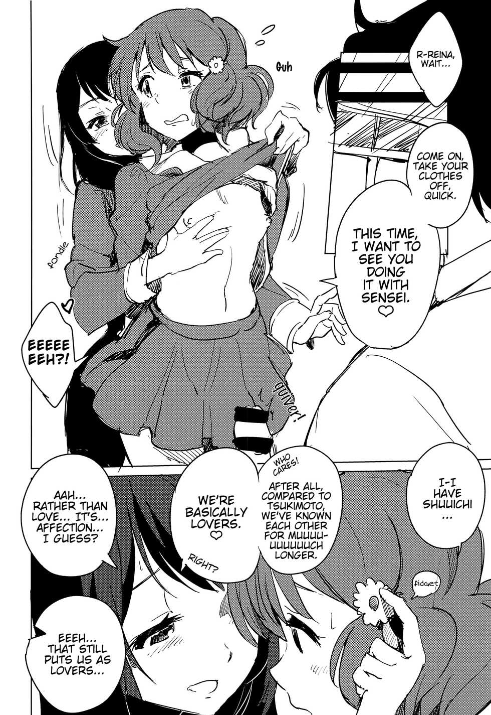 (C91) [HIYOCCO (hiyocco)] Oumae Kumiko no Yuuutsu (Hibike! Euphonium) [English] =Fureta7= - Page 11