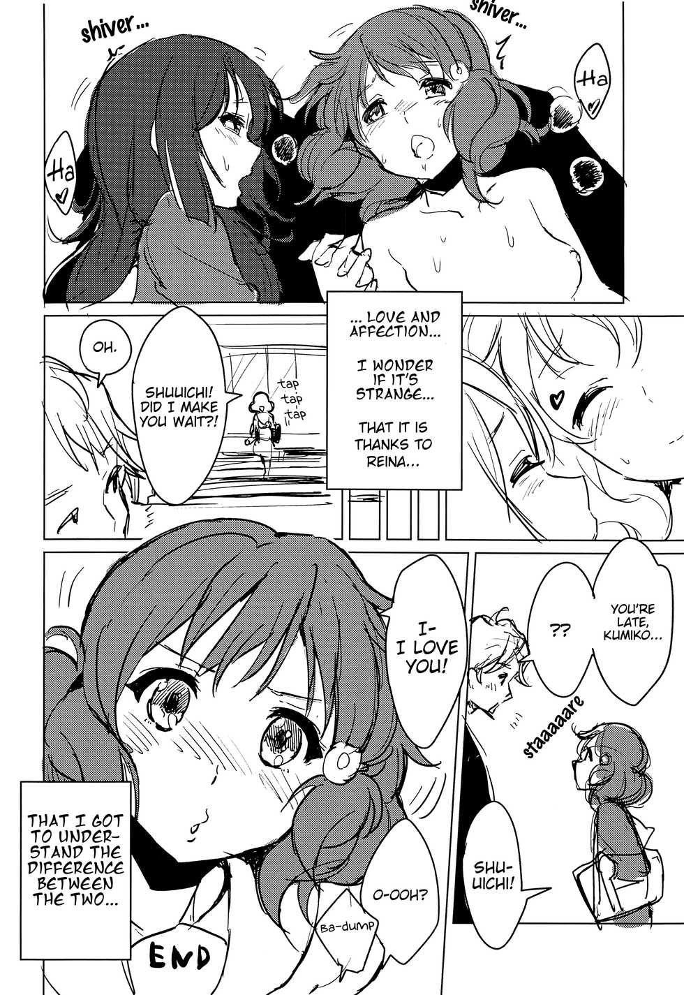 (C91) [HIYOCCO (hiyocco)] Oumae Kumiko no Yuuutsu (Hibike! Euphonium) [English] =Fureta7= - Page 23