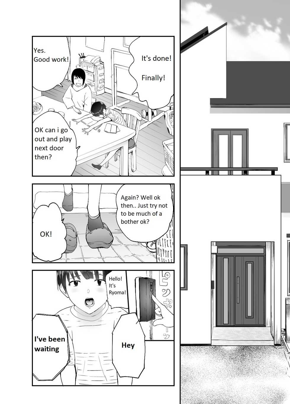 [Pink Sakuhin Okiba (Pink Taro)] Osananajimi ga Mama to Yatte Imasu. | My Childhood Friend is Doing It with My Mom [English] - Page 28