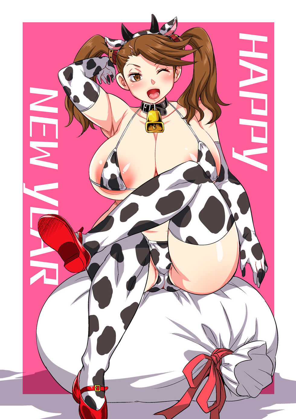 [Musashino Sekai] Akeome Holstein Gyanko (Gundam Build Fighters Try) - Page 1