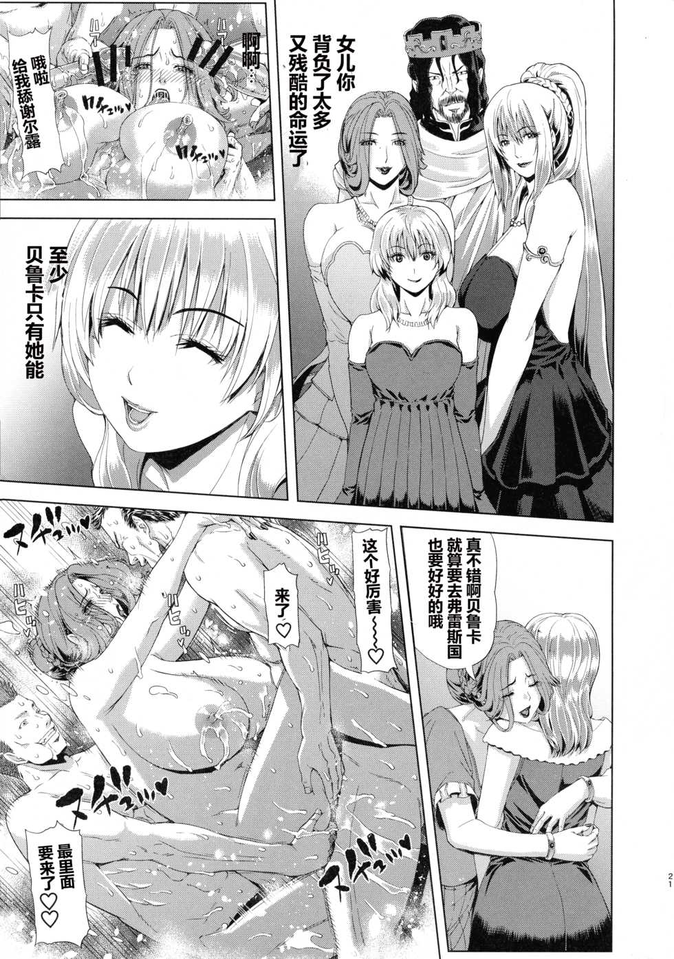 (C93) [Chrono Mail (Tokie Hirohito)] Kyouki no Oukoku Ni no Shou [Chinese] [911的个人汉化] - Page 19
