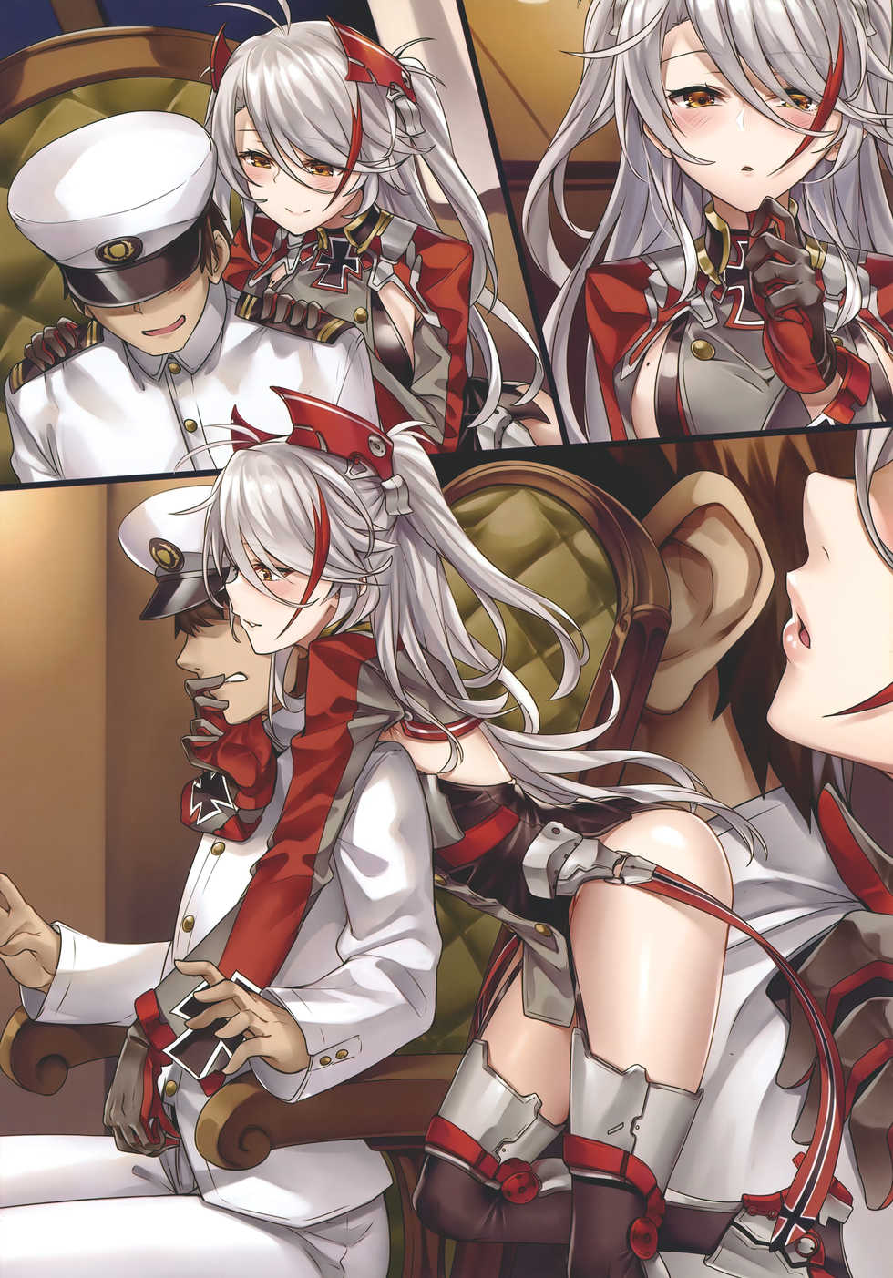 (COMIC1☆15) [KS' Works (KS)] Hishokan Prinz Eugen to Sugosu Seikatsu (Azur Lane)  [Decensored] - Page 4