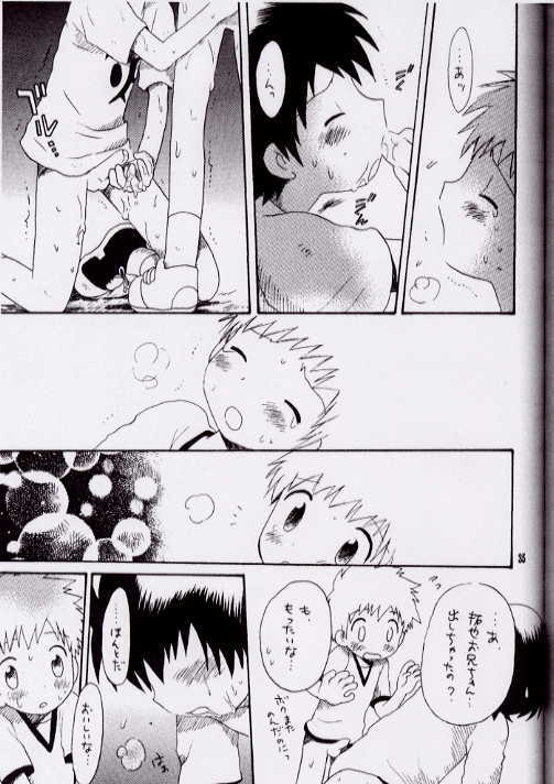 (C62) [Kuruguru DNA (Hoshiai Hilo)] Brother Blue Berry (Digimon Frontier) - Page 32