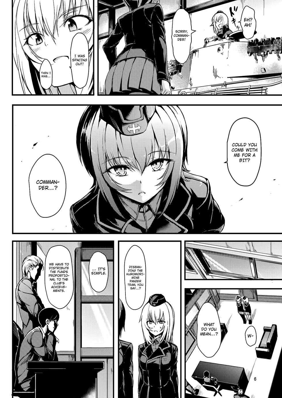(C91) [Kyockchokyock (Kyockcho)] Kuromorimine Ryoujoku (Girls und Panzer) [English] [kuromakun] - Page 5