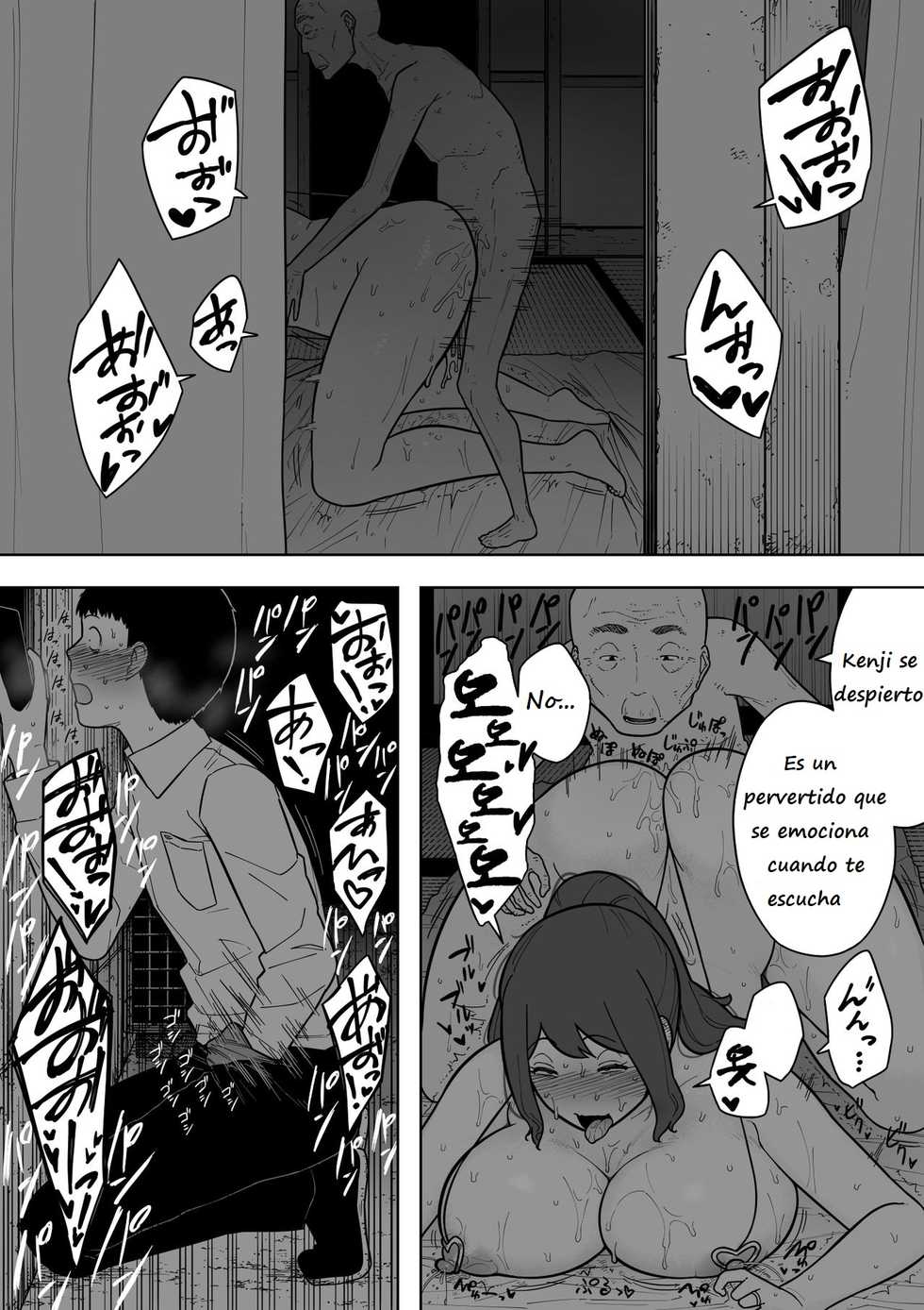 [NT Labo (NT Robo)] Nande Sonna Yatsu ga Iin da yo... -Jijii to Uwaki Ninshin Saikon shita Kaa-san - [Spanish] (Saga13) - Page 28