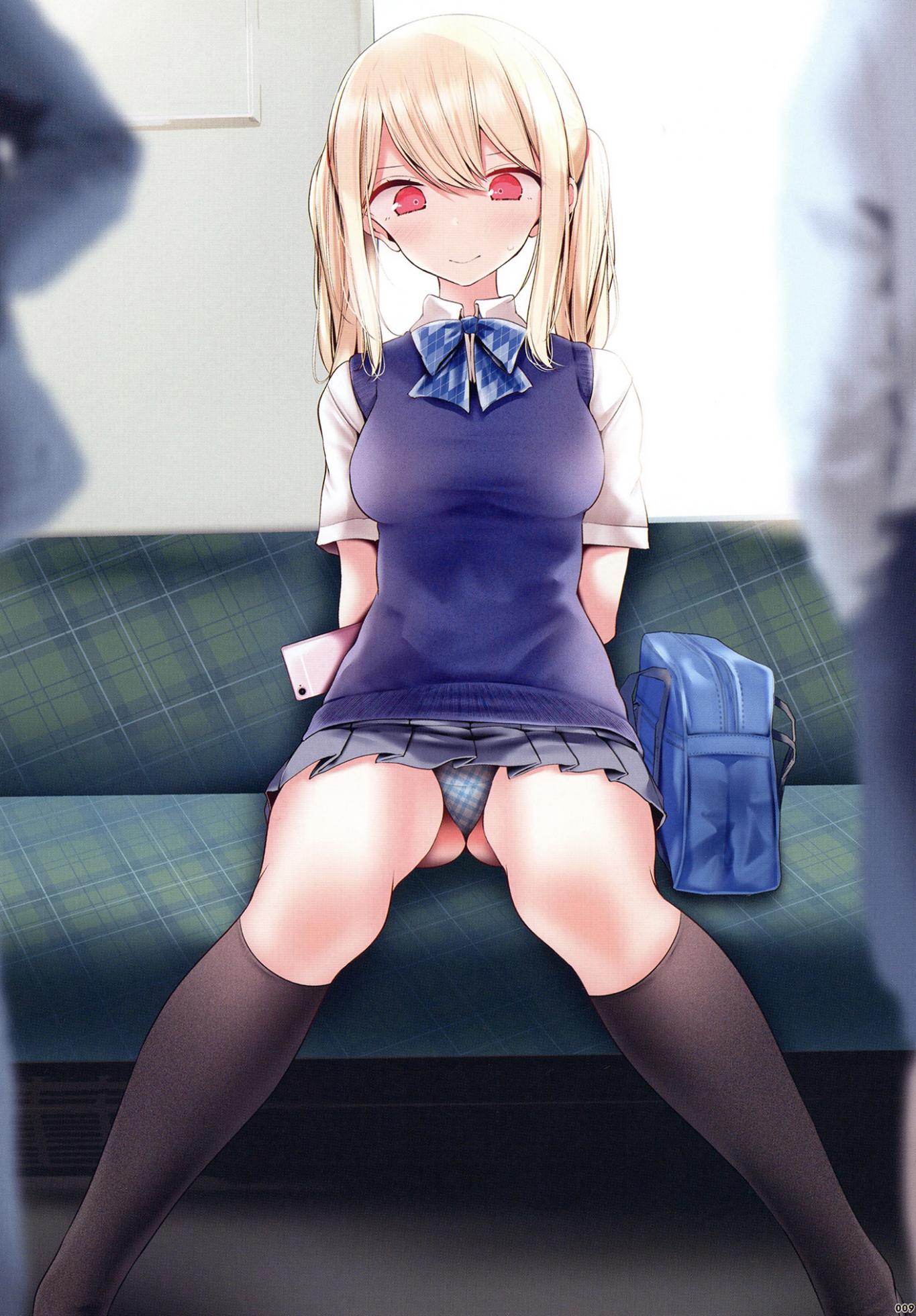 [Usotsukiya (Oouso)] Tsuukin Douchuu de Anoko ga Pants o Misete Kuru Hon 2 [Digital] - Page 9