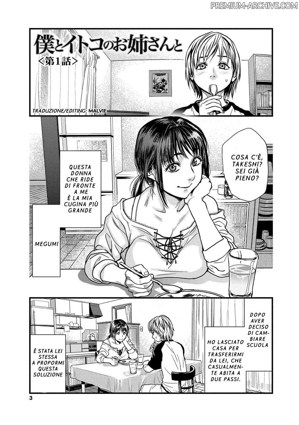 [Kishizuka Kenji] Boku to Itoko no Onee-san to Ch. 1 (COMIC Tenma 2008-06) [Italian] - Page 1