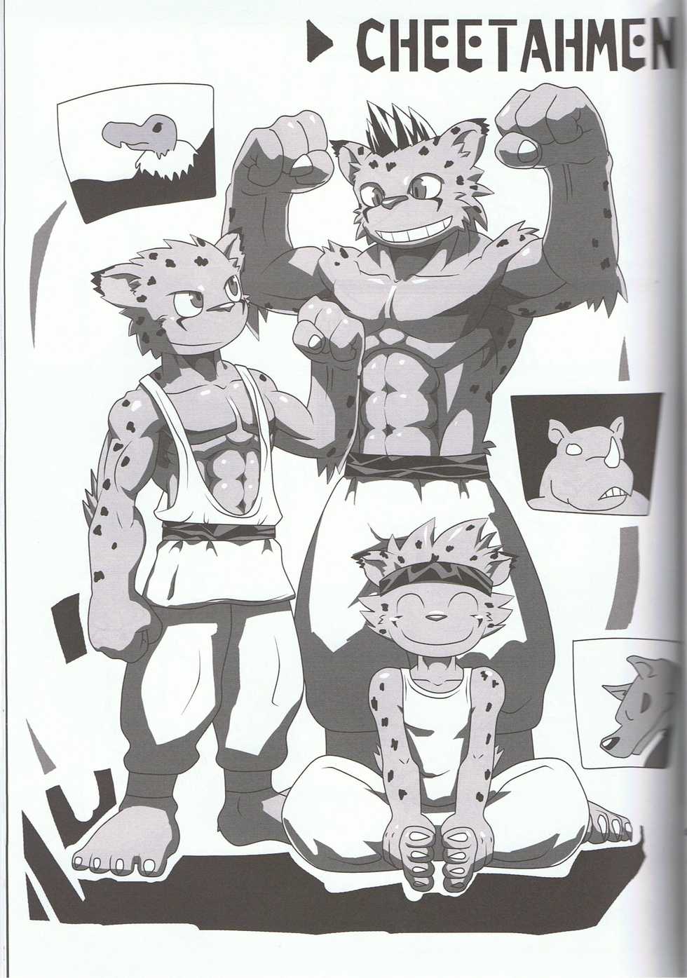 (C74) [ToraKaji (Inugami Toraya, Kaji)] Sora o Kakeru Cheetah (Cheetahmen) - Page 5