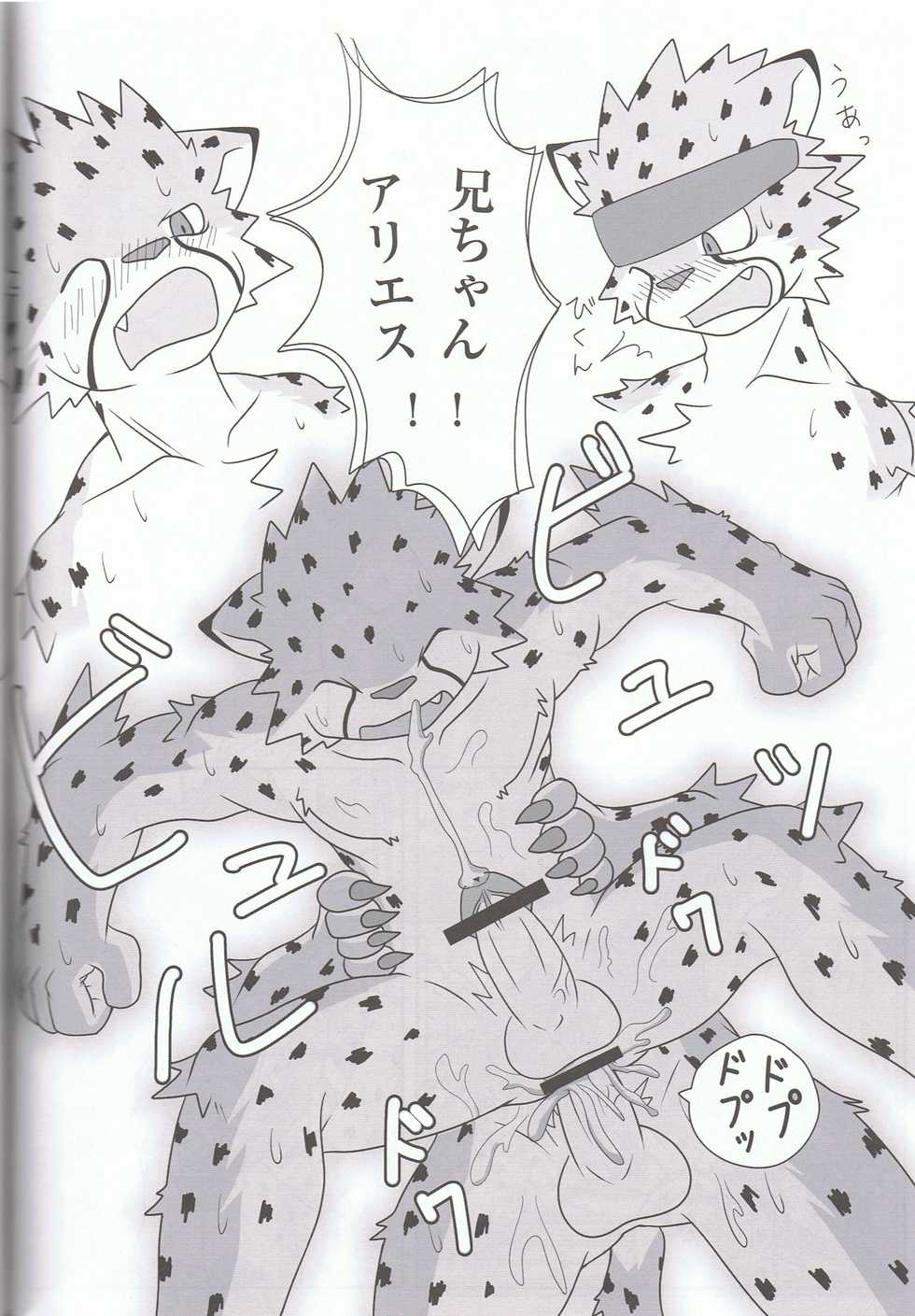 (C74) [ToraKaji (Inugami Toraya, Kaji)] Sora o Kakeru Cheetah (Cheetahmen) - Page 16