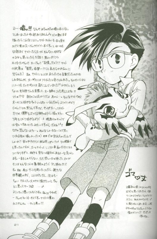 (C58) [Megumi (Saitoh Maho)] Cyber Frontier (Digimon Adventure) - Page 19
